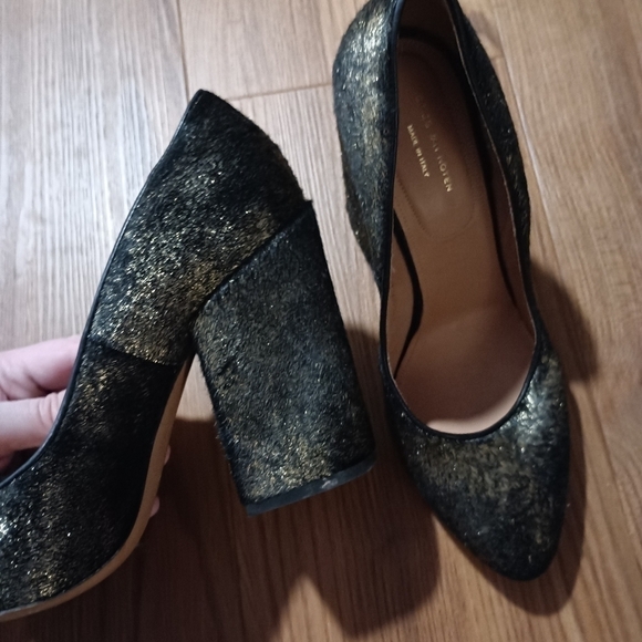 Dries Van Noten Pony Style Calfskin Black Heel Pumps - Picture 3 of 15